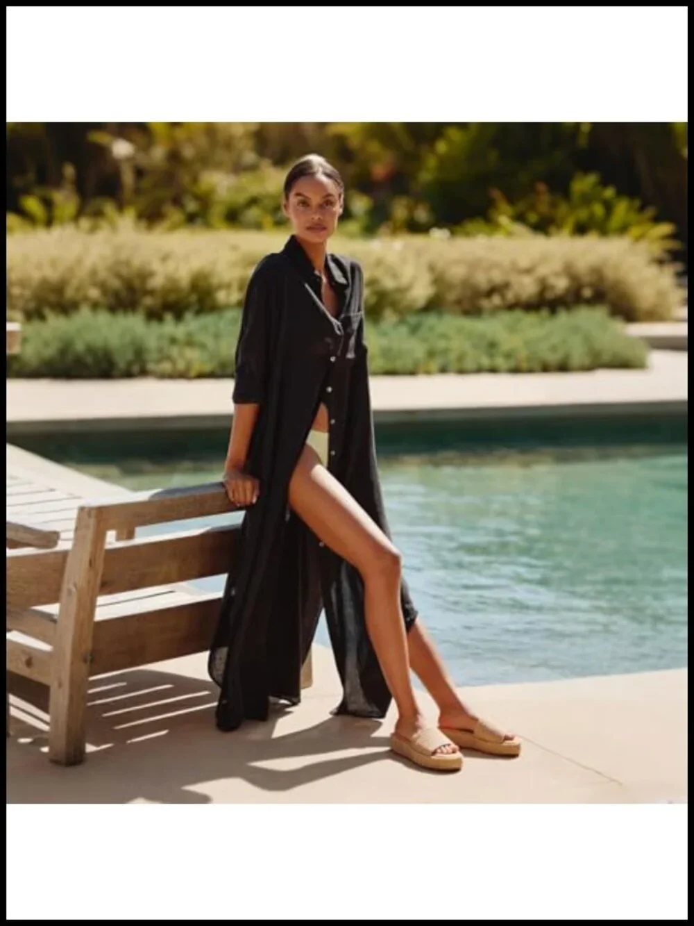 Platform Wedge Espadrilles with Raffia Woven Upper, Comfortable Slip-On Sandals